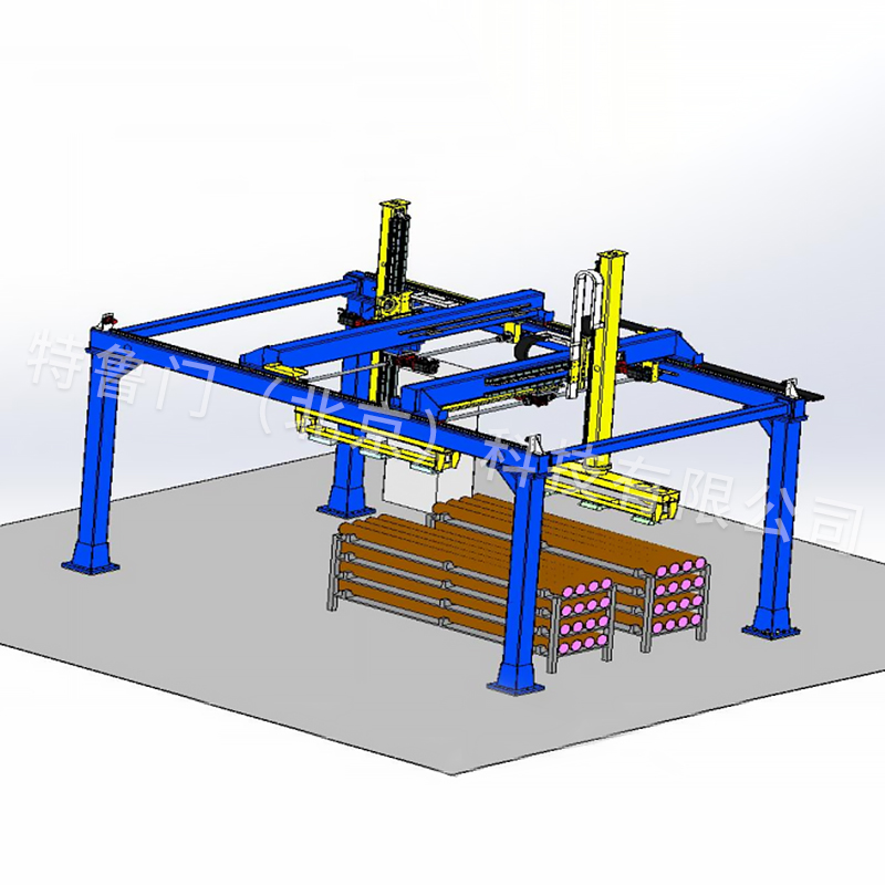 棒料下线码垛桁架机械手  载荷300kg 可定制