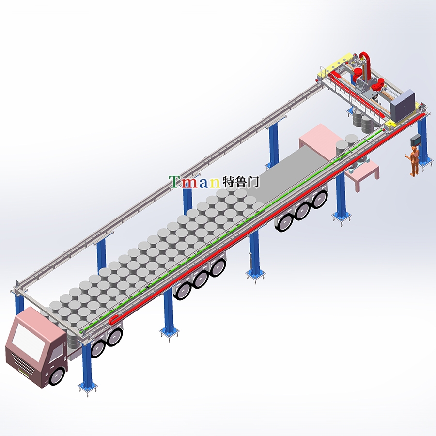 桶件装车桁架机械手