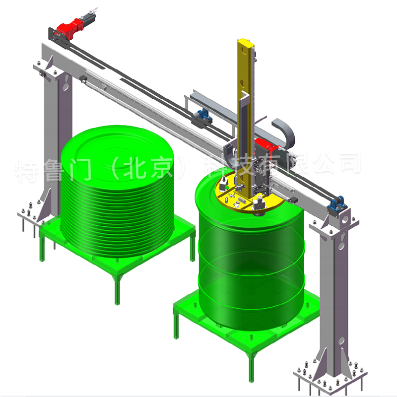 料桶盖搬运机械手