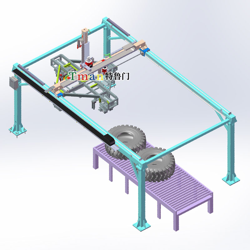 轮胎搬运桁架机械手 
