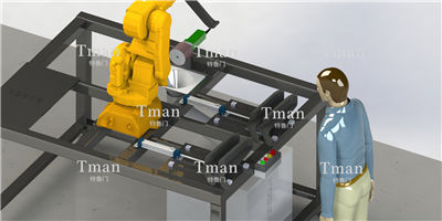 车门内饰扶手去毛刺设备（机器人抓取组件）